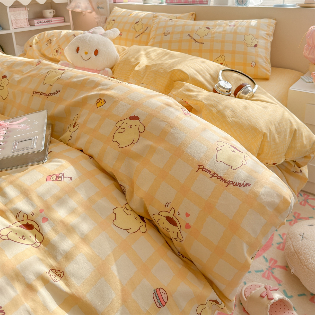 91家纺网 家纺一手货源 找家纺 名兮家居 2026新款全棉13372正版授权经典奥特曼四件套【含防伪标】 可可布丁狗