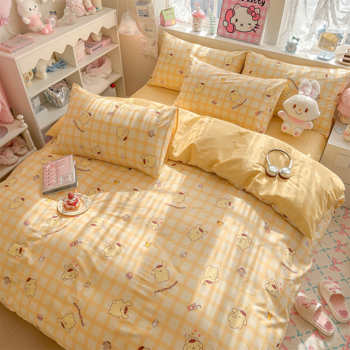 91家纺网 家纺一手货源 找家纺 名兮家居 2026新款全棉13372正版授权经典奥特曼四件套【含防伪标】 可可布丁狗