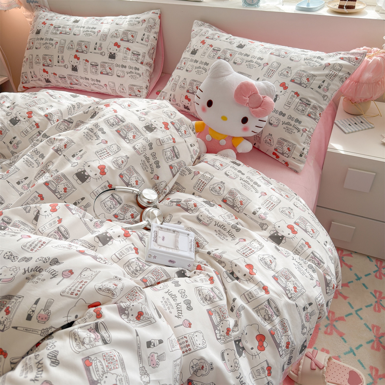 91家纺网 家纺一手货源 找家纺 名兮家居 2026新款全棉13372正版授权经典奥特曼四件套【含防伪标】 漫画kt