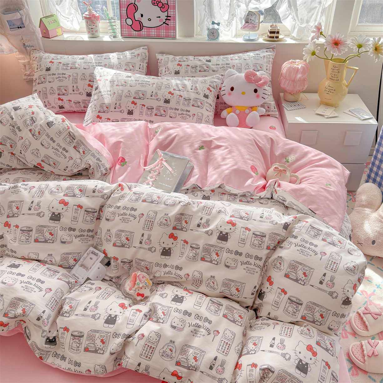 91家纺网 家纺一手货源 找家纺 名兮家居 2026新款全棉13372正版授权经典奥特曼四件套【含防伪标】 漫画kt