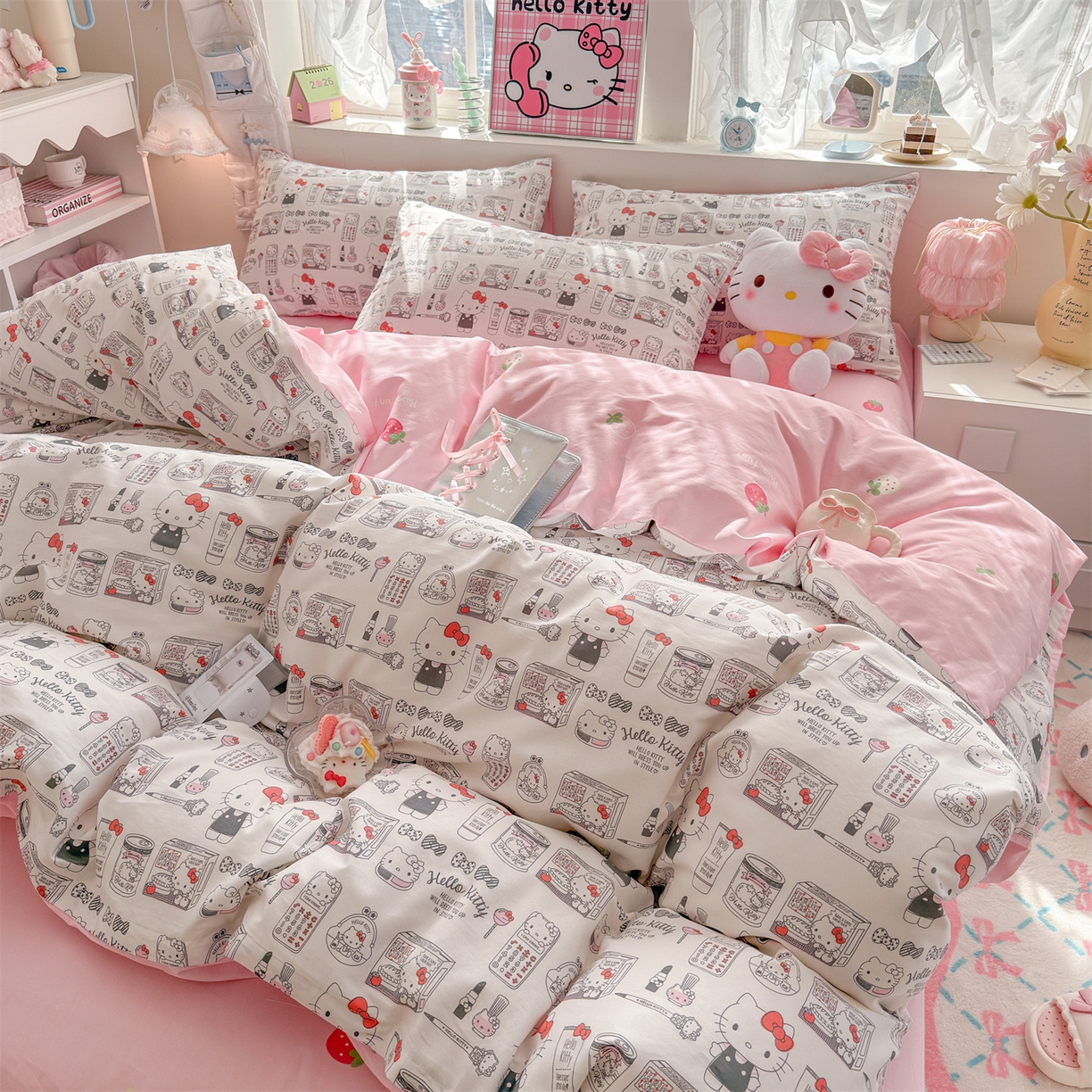 91家纺网 家纺一手货源 找家纺 名兮家居 2026新款全棉13372正版授权经典奥特曼四件套【含防伪标】 漫画kt