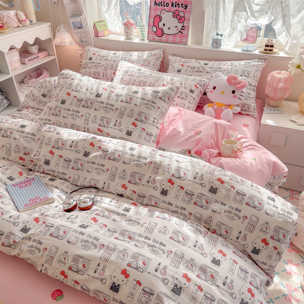 91家纺网 家纺一手货源 找家纺 名兮家居 2026新款全棉13372正版授权经典奥特曼四件套【含防伪标】 漫画kt