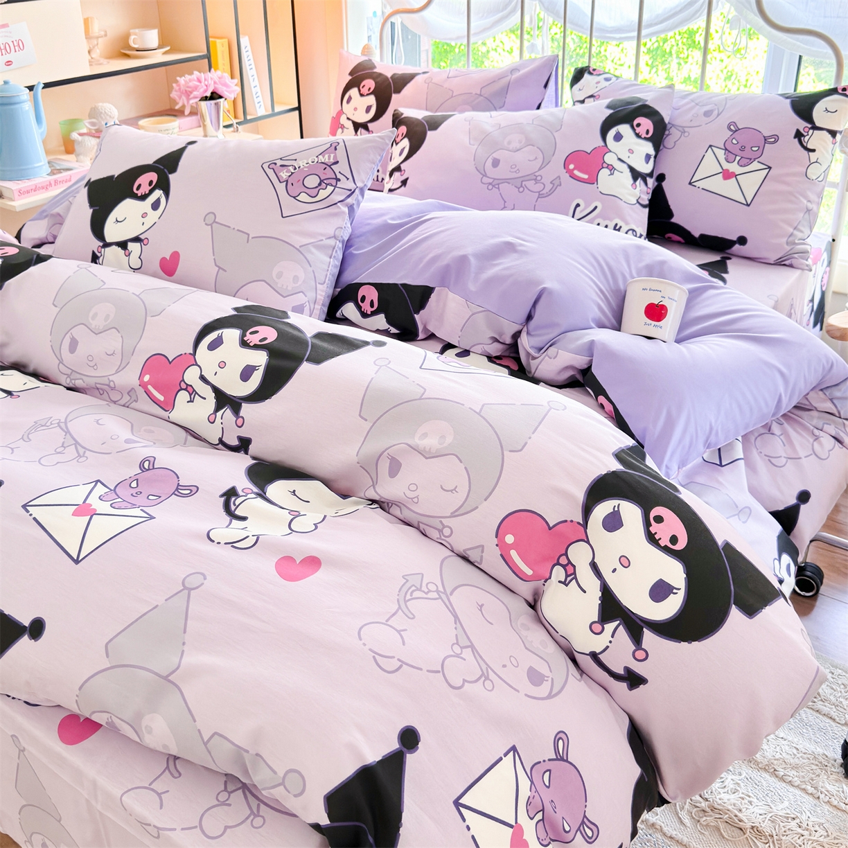 91家纺网 家纺一手货源 找家纺 名兮家居 2026新款全棉13372正版授权经典奥特曼四件套【含防伪标】 情书库洛米