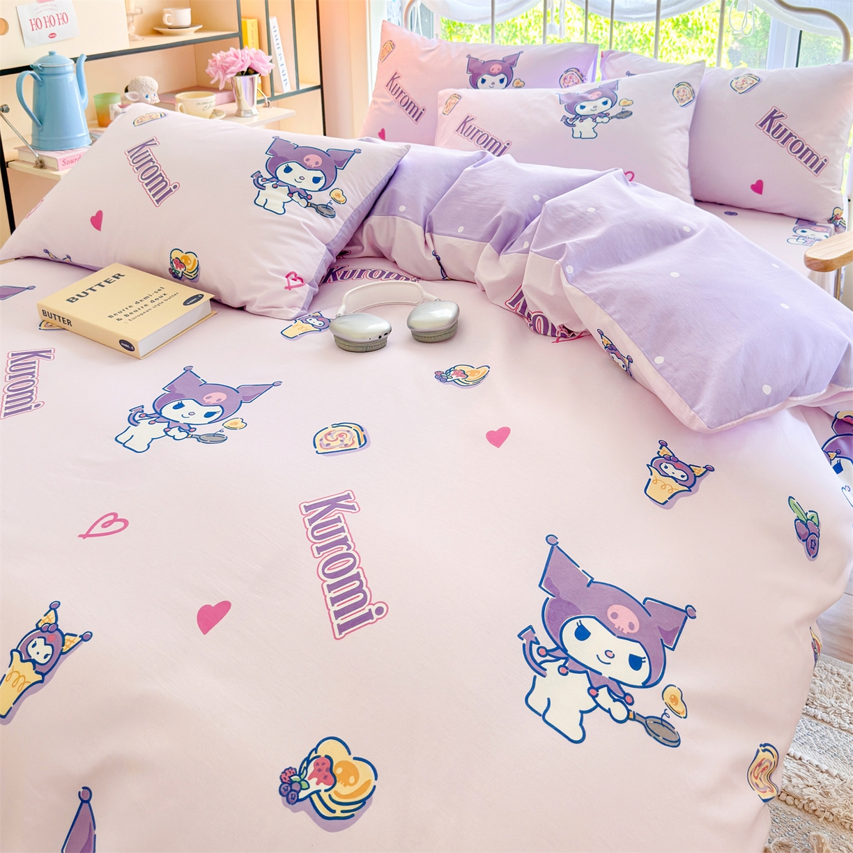 91家纺网 家纺一手货源 找家纺 名兮家居 2026新款全棉13372正版授权经典奥特曼四件套【含防伪标】 甜筒库洛米