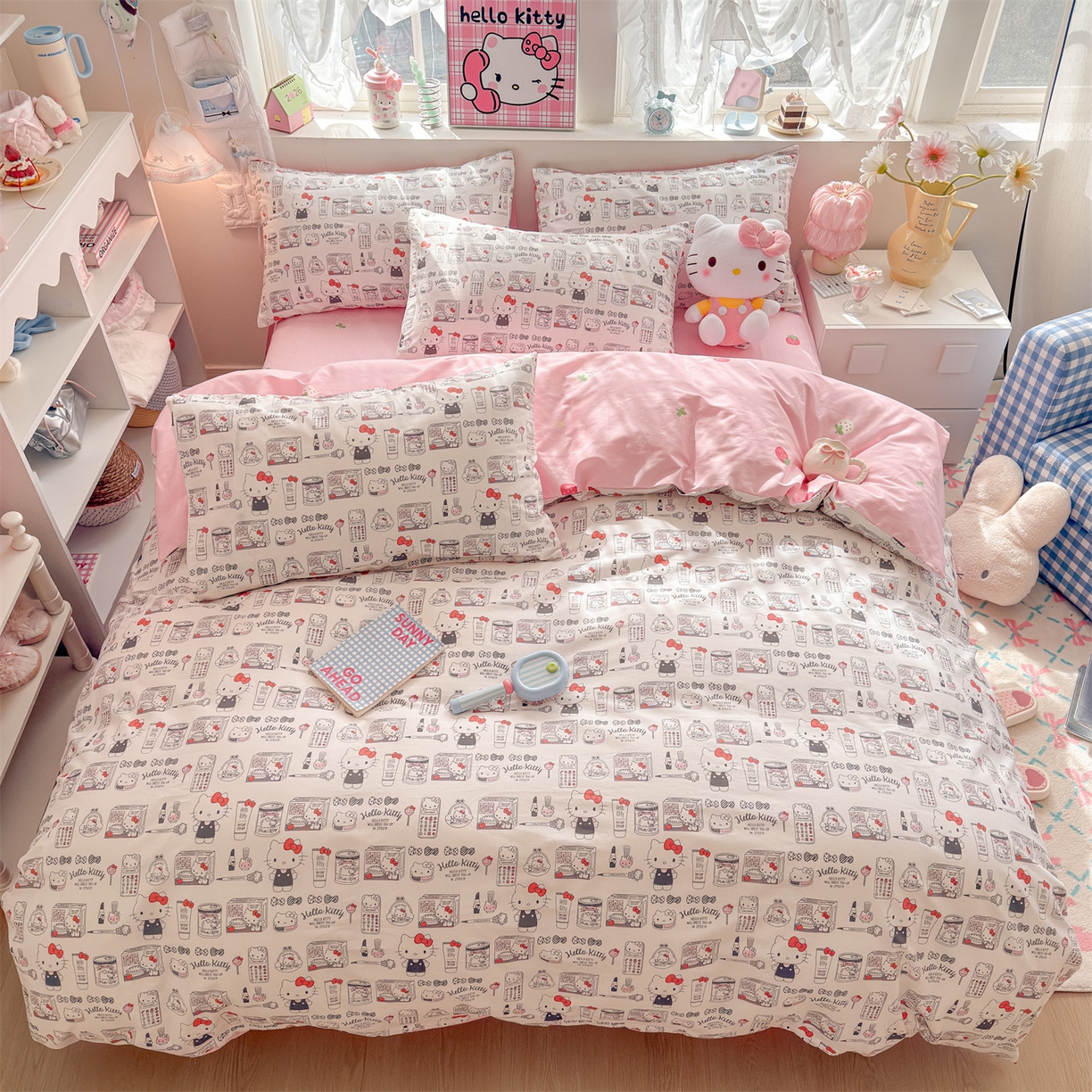 91家纺网 家纺一手货源 找家纺 名兮家居 2026新款全棉13372正版授权经典奥特曼四件套【含防伪标】 漫画kt