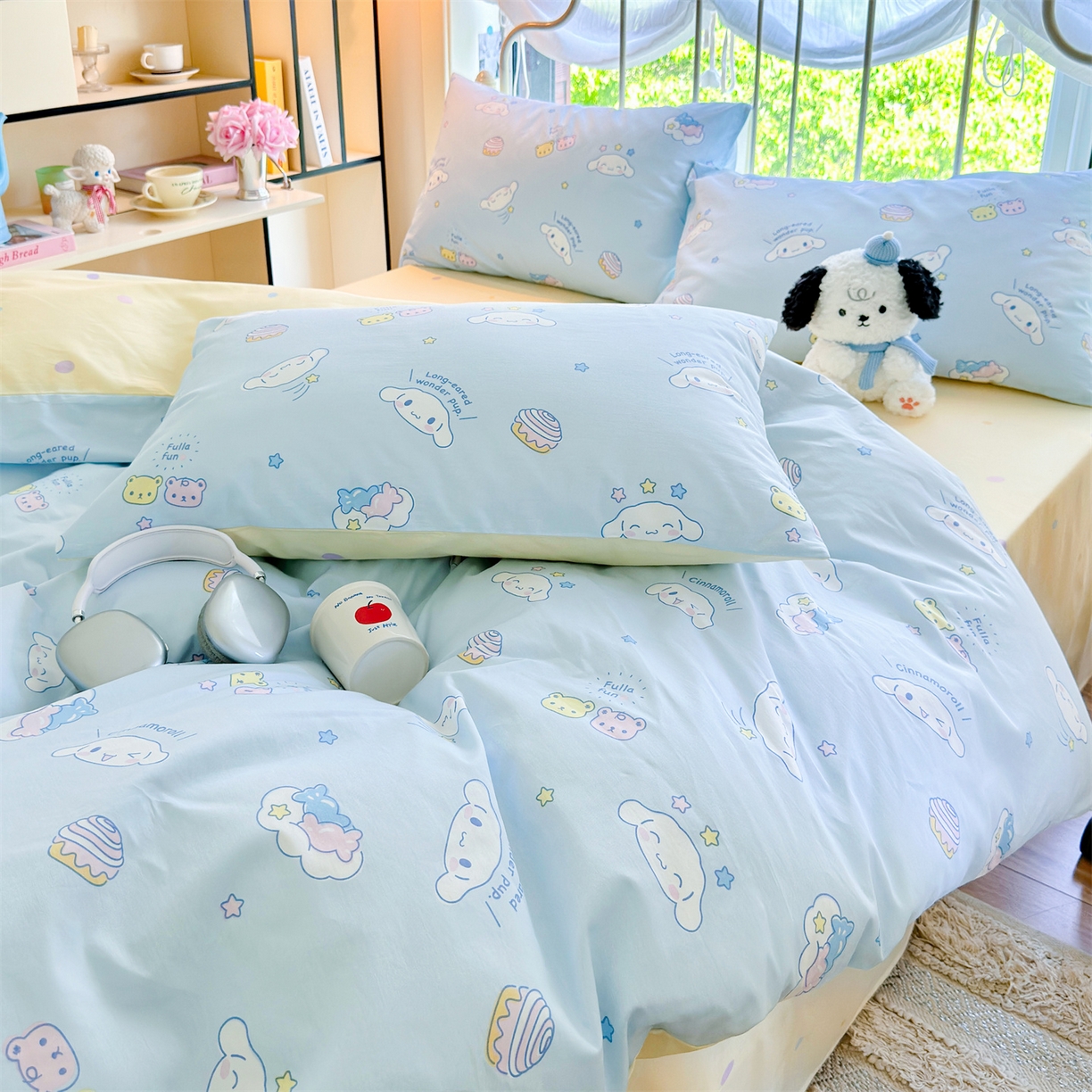 91家纺网 家纺一手货源 找家纺 名兮家居 2026新款全棉13372正版授权经典奥特曼四件套【含防伪标】 蛋糕玉桂狗