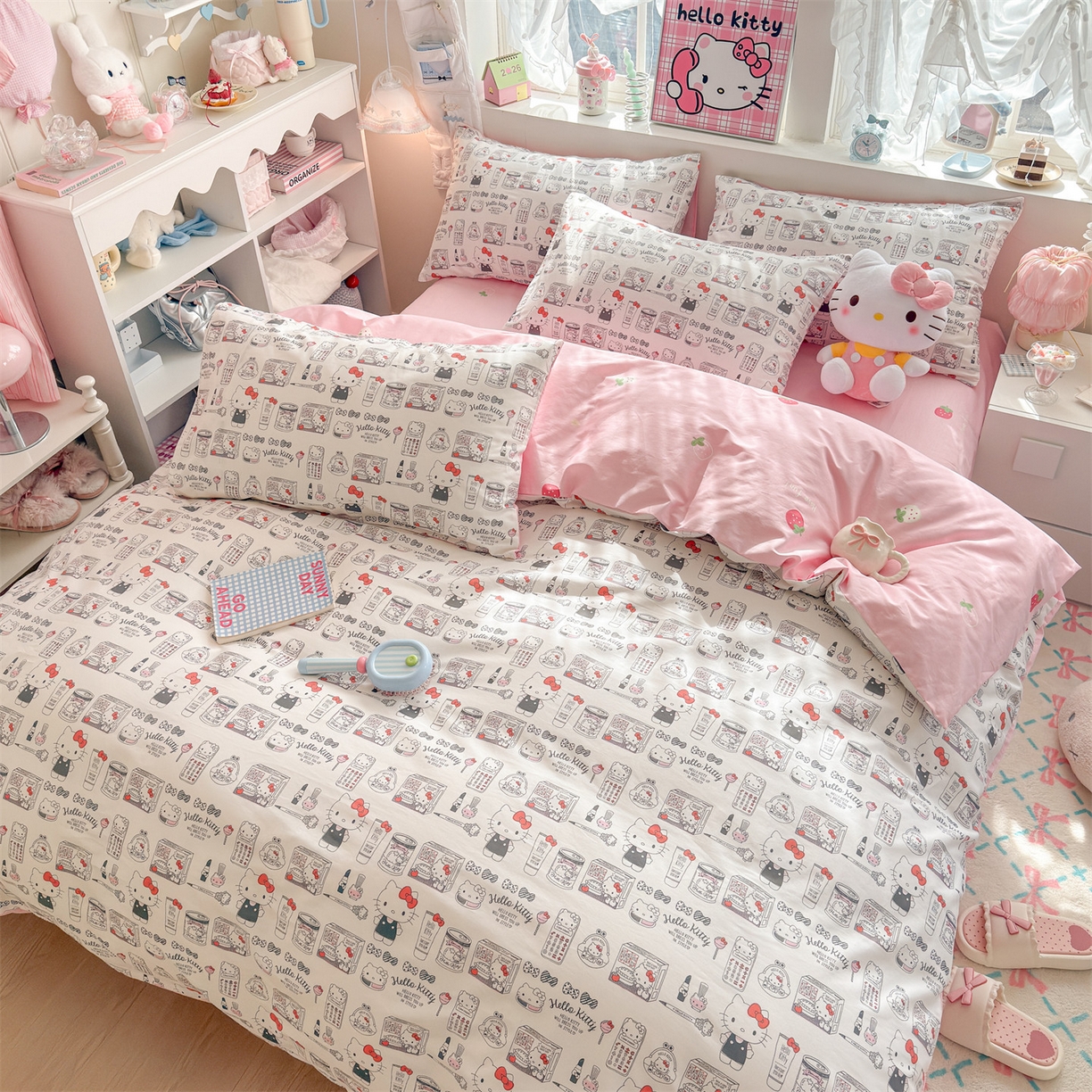 91家纺网 家纺一手货源 找家纺 名兮家居 2026新款全棉13372正版授权经典奥特曼四件套【含防伪标】 漫画kt