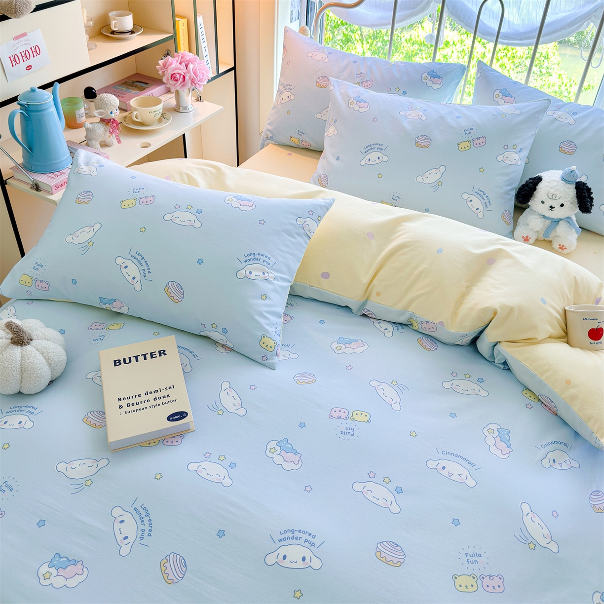 91家纺网 家纺一手货源 找家纺 名兮家居 2026新款全棉13372正版授权经典奥特曼四件套【含防伪标】 蛋糕玉桂狗