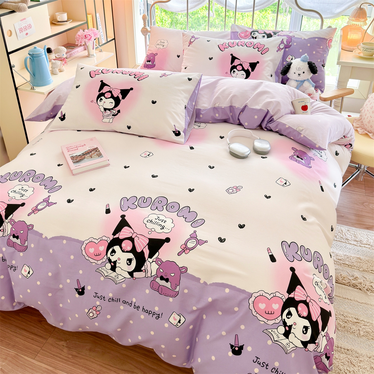 91家纺网 家纺一手货源 找家纺 名兮家居 2026新款全棉13372正版授权经典奥特曼四件套【含防伪标】 美美库洛米