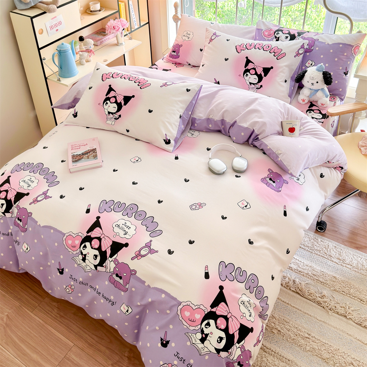 91家纺网 家纺一手货源 找家纺 名兮家居 2026新款全棉13372正版授权经典奥特曼四件套【含防伪标】 美美库洛米