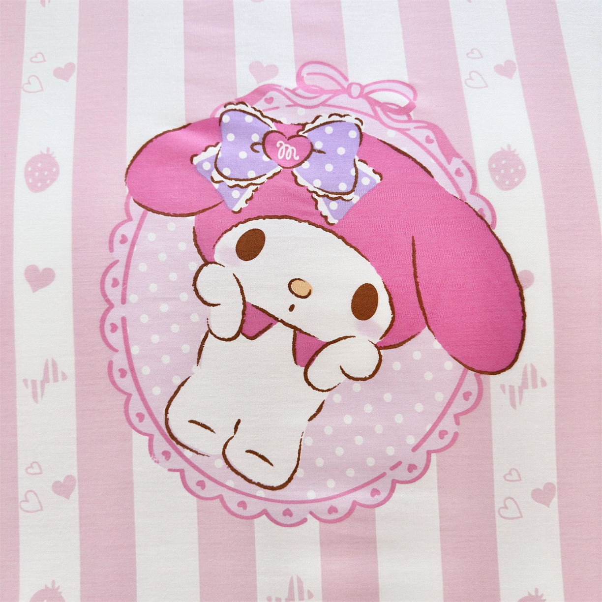 91家纺网 家纺一手货源 找家纺 名兮家居 2026新款全棉13372正版授权经典奥特曼四件套【含防伪标】 竖条美乐蒂