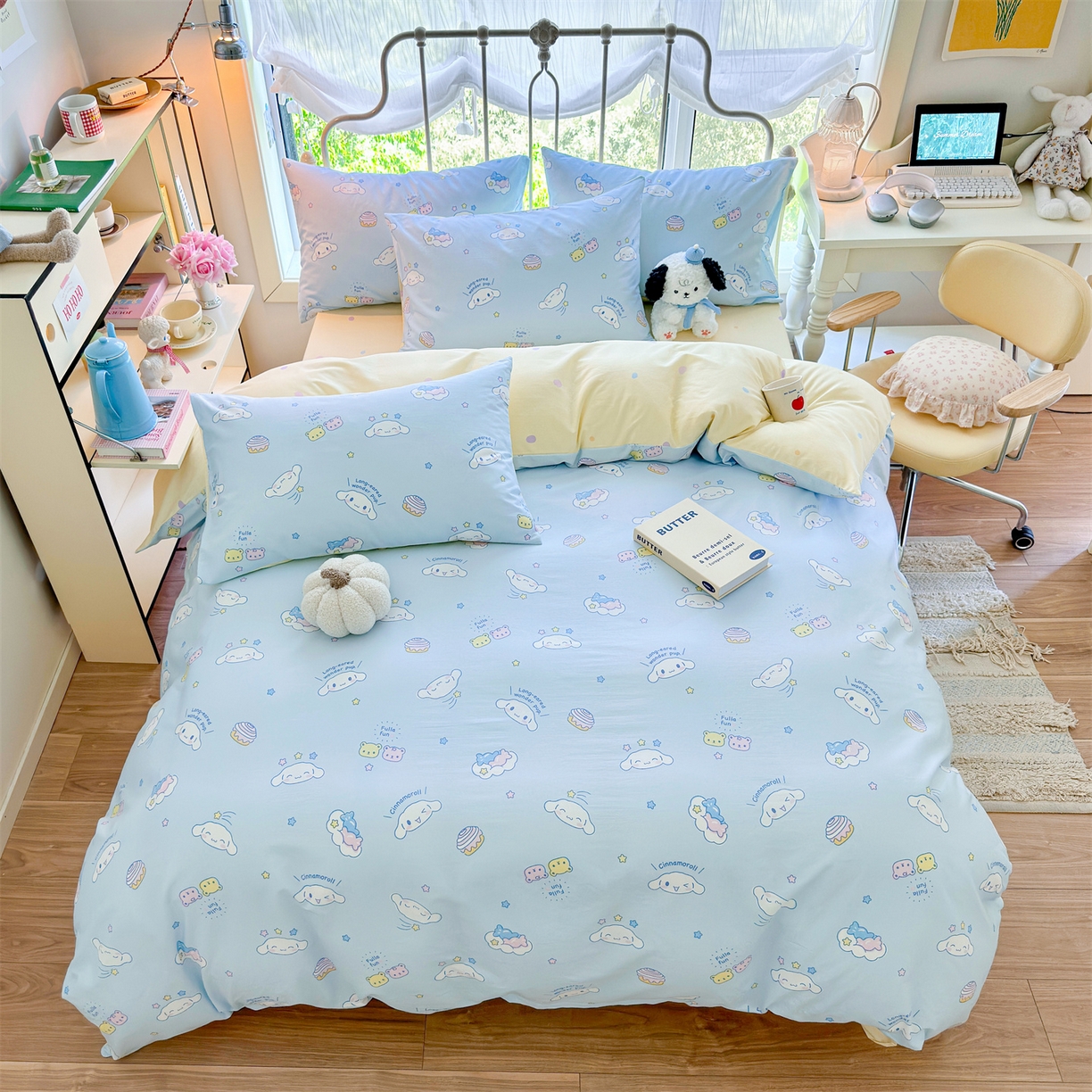 91家纺网 家纺一手货源 找家纺 名兮家居 2026新款全棉13372正版授权经典奥特曼四件套【含防伪标】 蛋糕玉桂狗