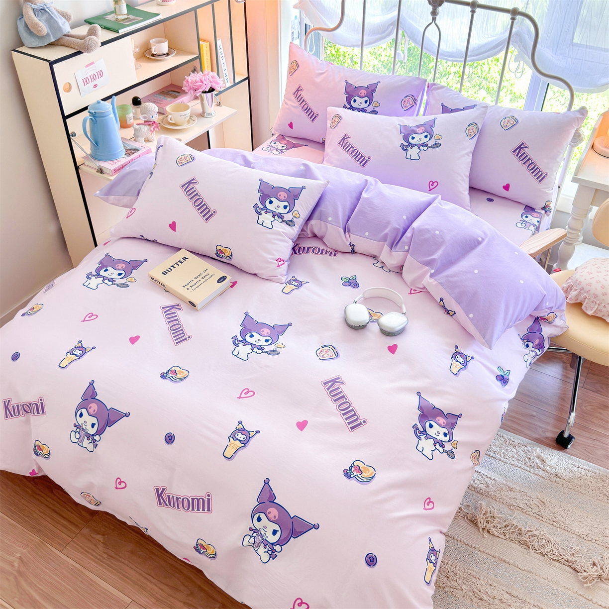 91家纺网 家纺一手货源 找家纺 名兮家居 2026新款全棉13372正版授权经典奥特曼四件套【含防伪标】 甜筒库洛米