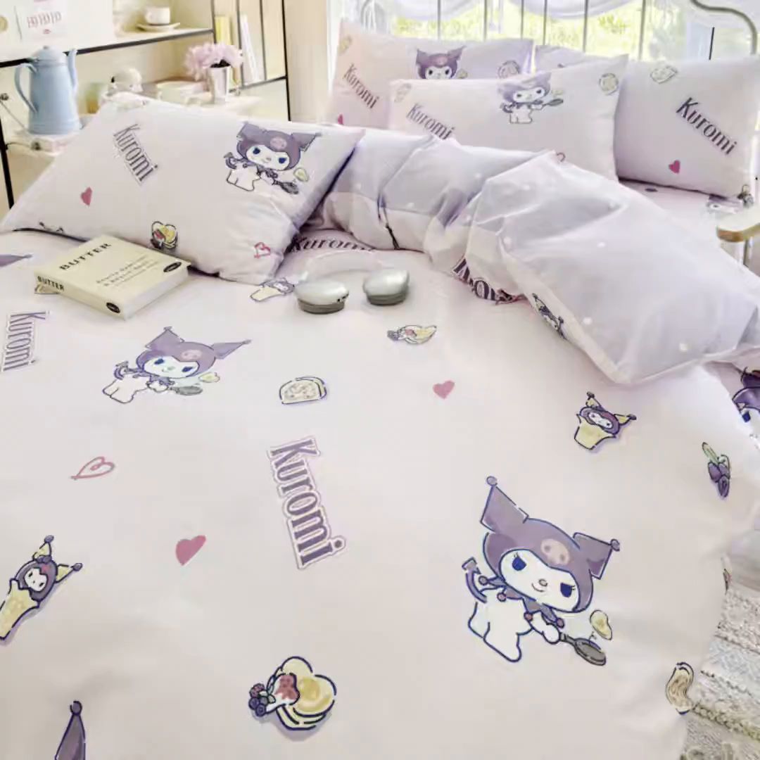 91家纺网 家纺一手货源 找家纺 名兮家居 2026新款全棉13372正版授权经典奥特曼四件套【含防伪标】 甜筒库洛米