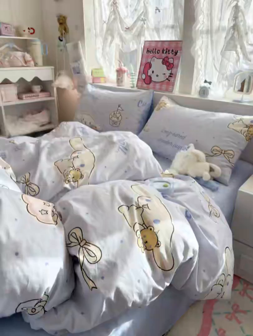 91家纺网 家纺一手货源 找家纺 名兮家居 2026新款全棉13372正版授权经典奥特曼四件套【含防伪标】 点点玉桂狗