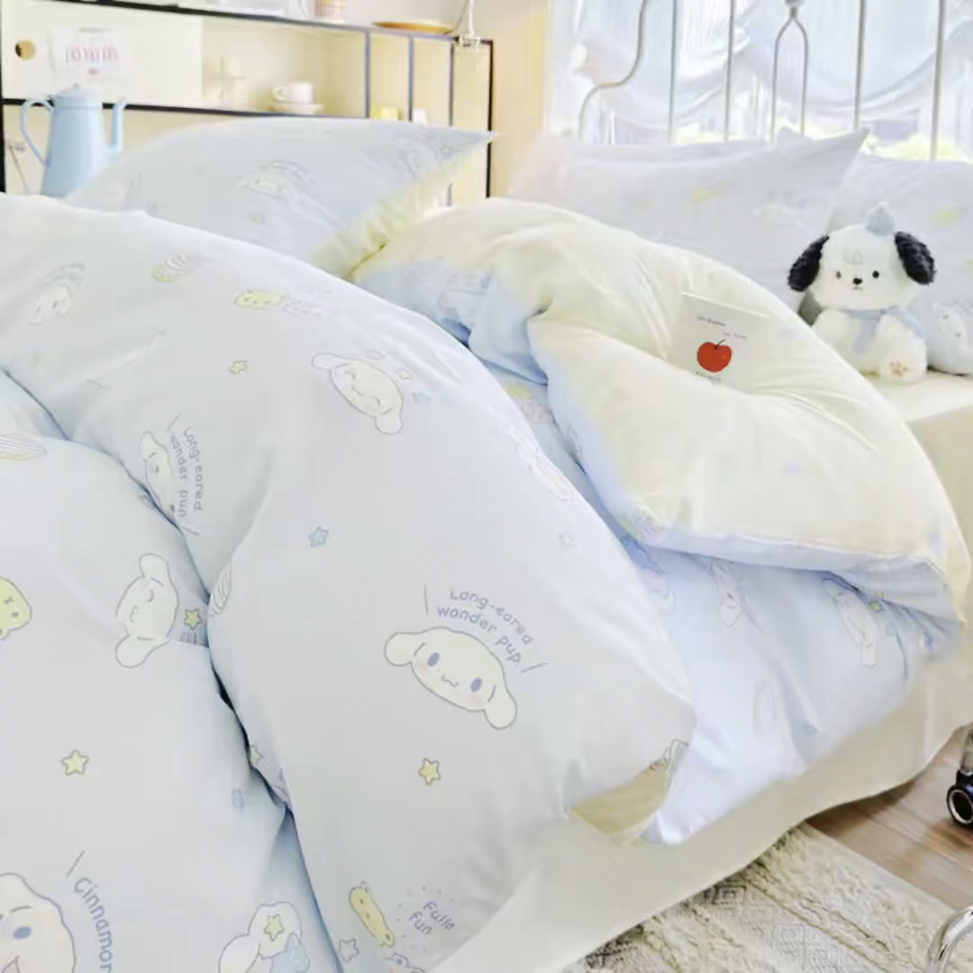 91家纺网 家纺一手货源 找家纺 名兮家居 2026新款全棉13372正版授权经典奥特曼四件套【含防伪标】 蛋糕玉桂狗