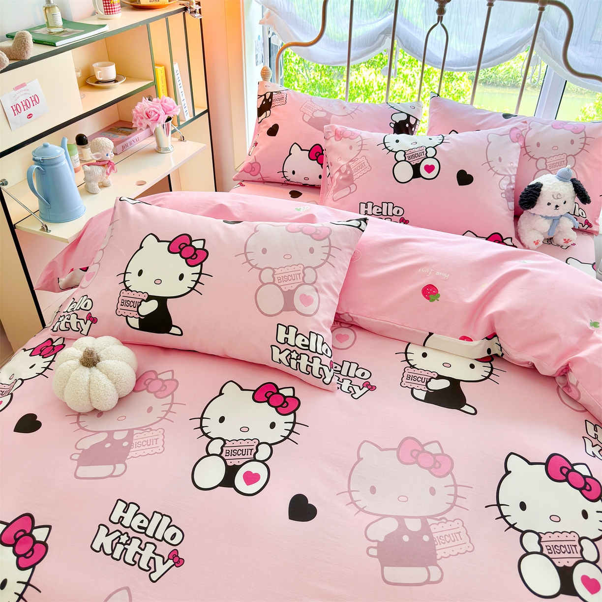 91家纺网 家纺一手货源 找家纺 名兮家居 2026新款全棉13372正版授权经典奥特曼四件套【含防伪标】 爱心kt