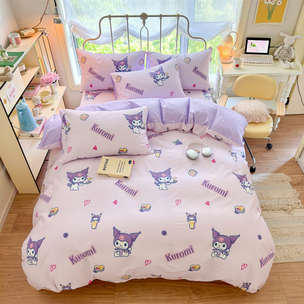 91家纺网 家纺一手货源 找家纺 名兮家居 2026新款全棉13372正版授权经典奥特曼四件套【含防伪标】 甜筒库洛米