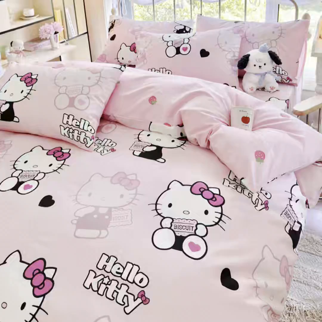 91家纺网 家纺一手货源 找家纺 名兮家居 2026新款全棉13372正版授权经典奥特曼四件套【含防伪标】 爱心kt