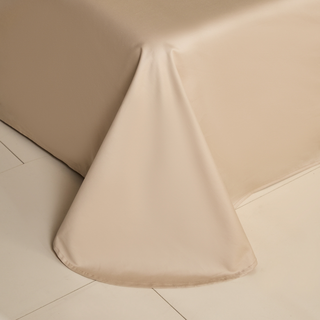 91家纺网 家纺一手货源 找家纺 新方向 2026新款提花50s双股全棉贡缎长绒棉四件套-云纹 严格控价 标准328元 加大348元 云纹-香槟