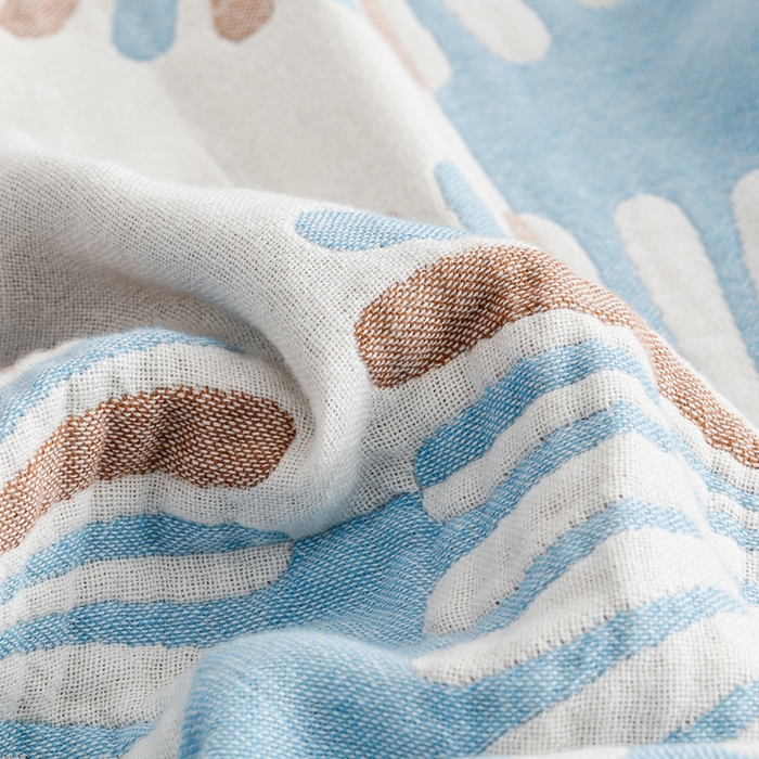 91家纺网 家纺一手货源 找家纺 朴尔家纺-毛巾被 2026新款波西米亚风全棉四层纱布毛巾被-朴尔经典款常年备货 布尔乔亚-兰