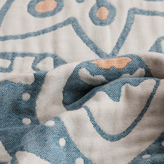 91家纺网 家纺一手货源 找家纺 朴尔家纺-毛巾被 2026新款波西米亚风全棉四层纱布毛巾被-朴尔经典款常年备货 波西米亚