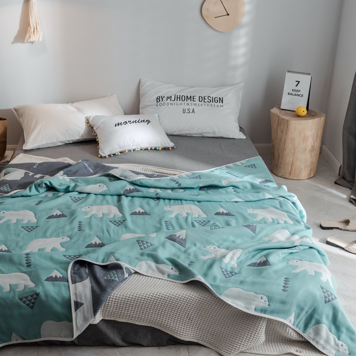 （总）朴尔家纺-毛巾被 2026新款经典六层纱布全棉毛巾被系列-朴尔经典款常年备货