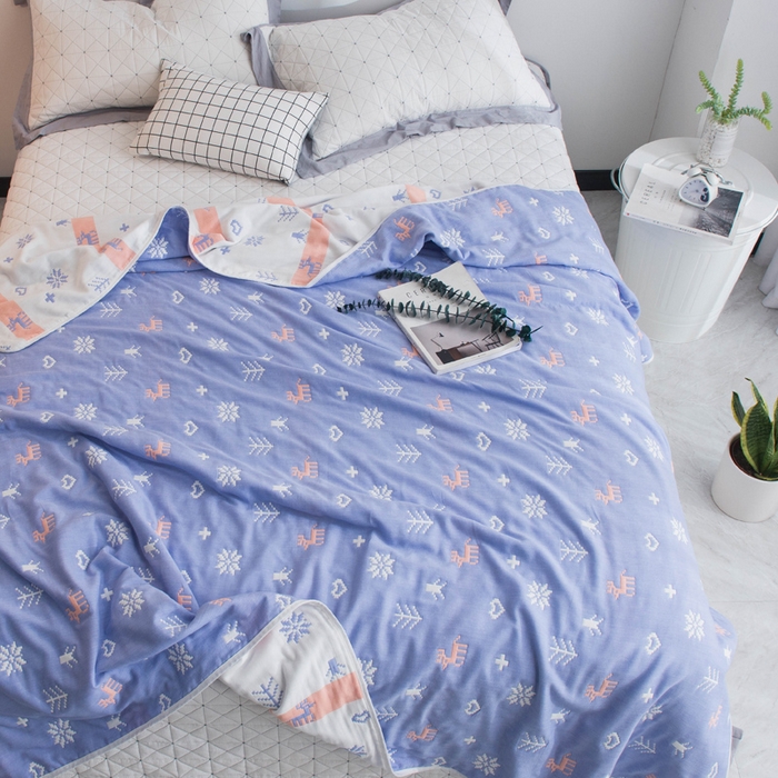 91家纺网 家纺一手货源 找家纺 （总）朴尔家纺-毛巾被 2026新款经典六层纱布全棉毛巾被系列-朴尔经典款常年备货