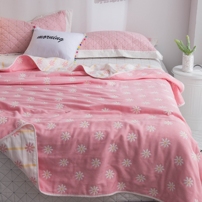 91家纺网 家纺一手货源 找家纺 （总）朴尔家纺-毛巾被 2026新款经典六层纱布全棉毛巾被系列-朴尔经典款常年备货