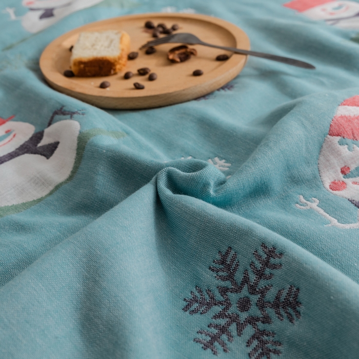 91家纺网 家纺一手货源 找家纺 朴尔家纺-毛巾被 2026新款经典六层纱布全棉毛巾被系列-朴尔经典款常年备货 雪人兰