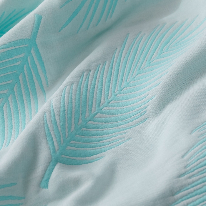 91家纺网 家纺一手货源 找家纺 朴尔家纺-毛巾被 2026新款经典六层纱布全棉毛巾被系列-朴尔经典款常年备货 羽魅-蓝