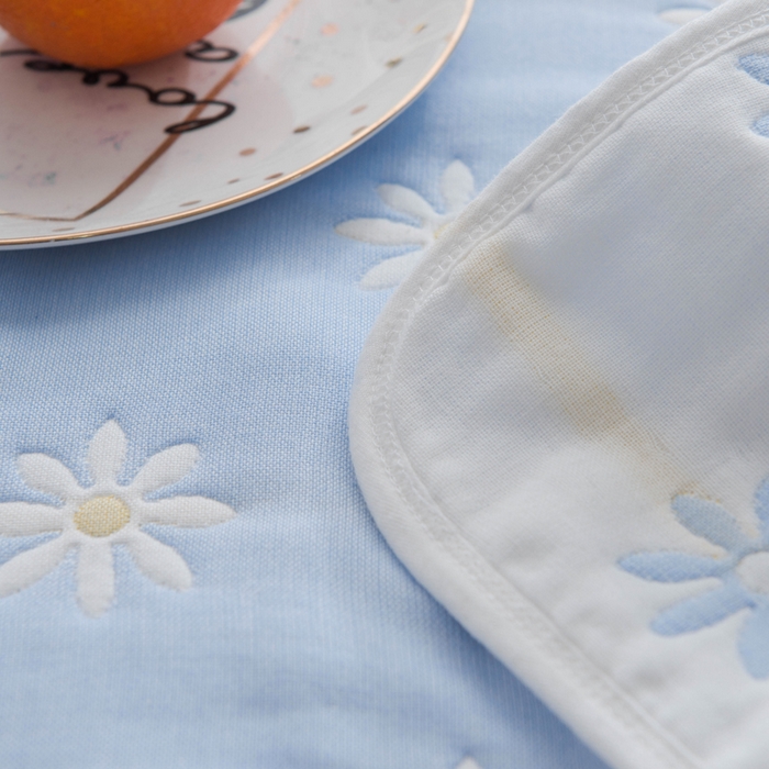 91家纺网 家纺一手货源 找家纺 朴尔家纺-毛巾被 2026新款经典六层纱布全棉毛巾被系列-朴尔经典款常年备货 小雏菊-兰