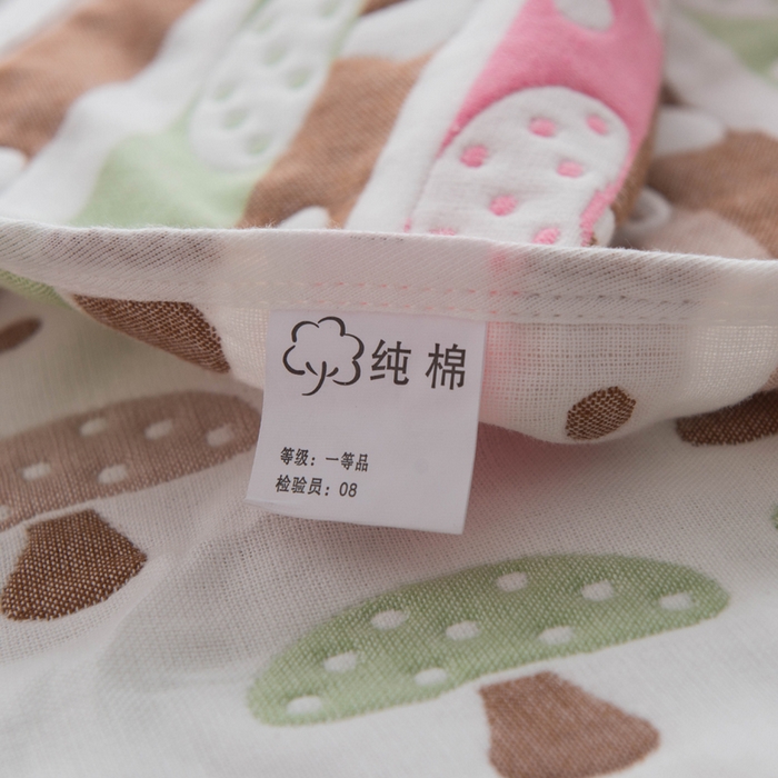 91家纺网 家纺一手货源 找家纺 朴尔家纺-毛巾被 2026新款经典六层纱布全棉毛巾被系列-朴尔经典款常年备货 日式蘑菇