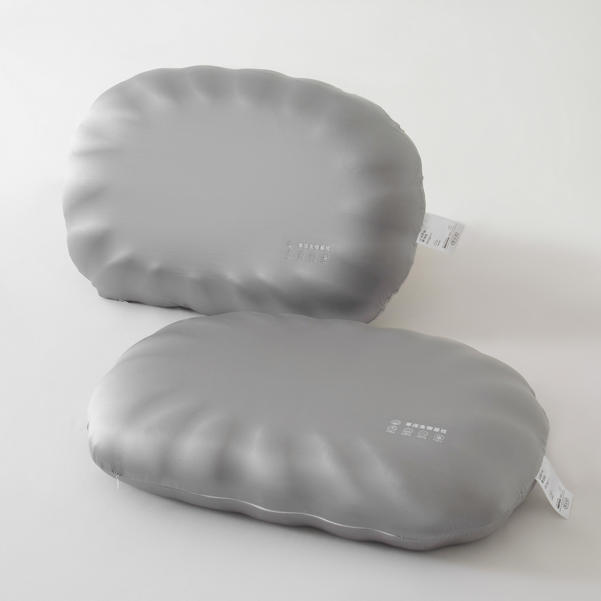 91家纺网 家纺一手货源 找家纺 佑金甜 2026新款云朵护颈零压枕枕头枕芯  云朵护颈枕-灰色