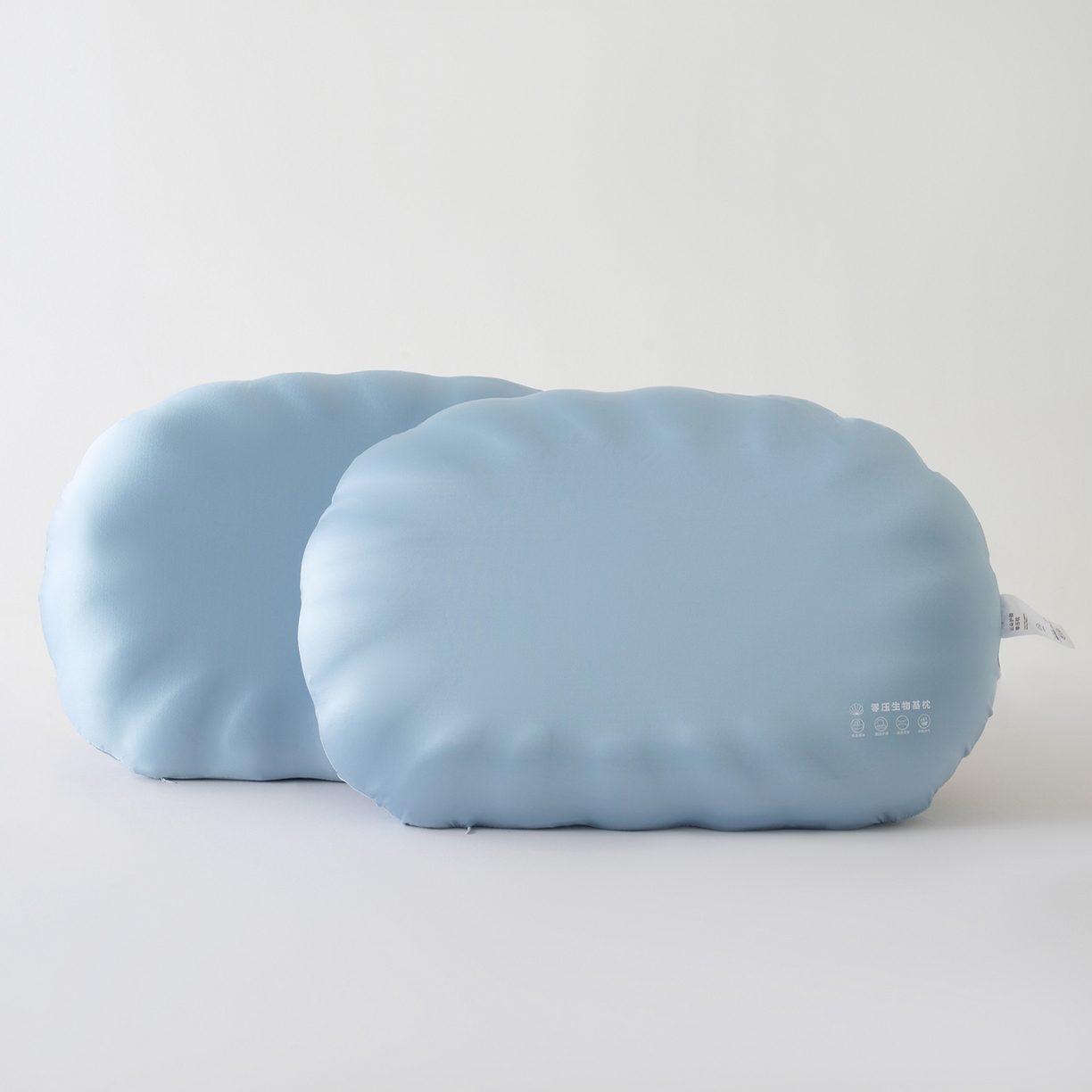 91家纺网 家纺一手货源 找家纺 佑金甜 2026新款云朵护颈零压枕枕头枕芯  云朵护颈枕-蓝色