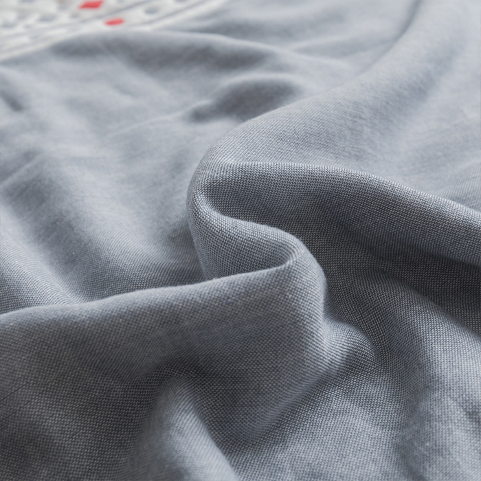 91家纺网 家纺一手货源 找家纺 朴尔家纺-毛巾被 2026新款抽象风格六层纱布毛巾被系列-朴尔经典款常年备货 尊贵皇冠-灰