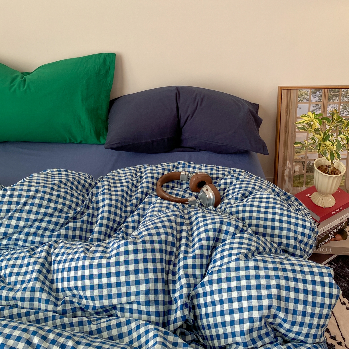 91家纺网 家纺一手货源 找家纺 （总）对白 2026新款全棉纯棉色织水洗棉单被套被套单件-冰川孤岛系列