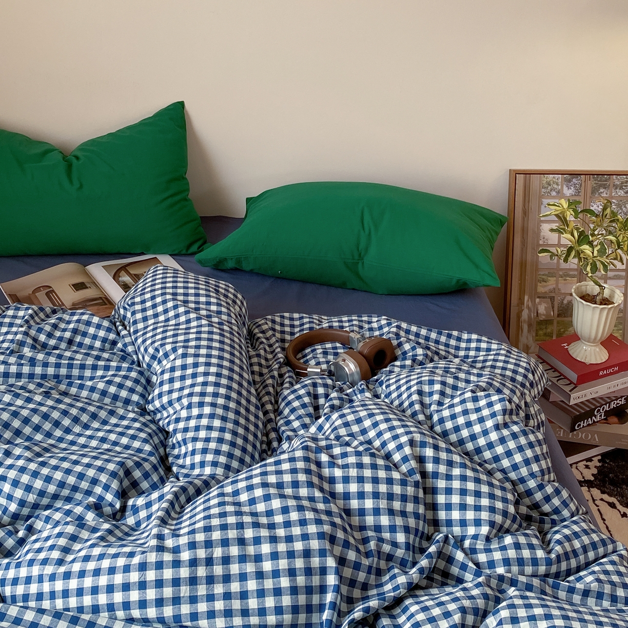 91家纺网 家纺一手货源 找家纺 对白 2026新款全棉纯棉色织水洗棉单被套被套单件-冰川孤岛系列 冰川小岛