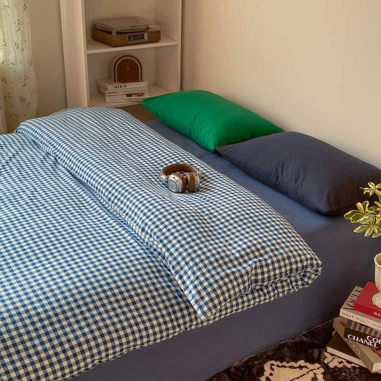 91家纺网 家纺一手货源 找家纺 对白 2026新款全棉纯棉色织水洗棉单被套被套单件-冰川孤岛系列 冰川小岛