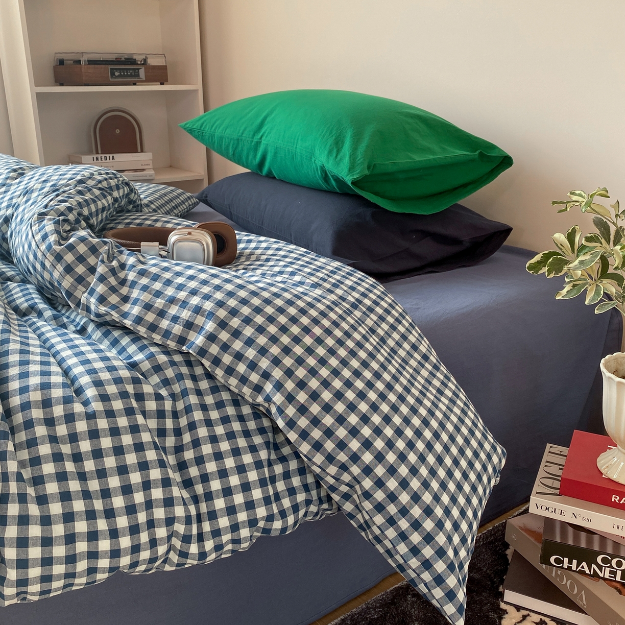 91家纺网 家纺一手货源 找家纺 （总）对白 2026新款全棉纯棉色织水洗棉单枕套枕套单件-冰川孤岛系列