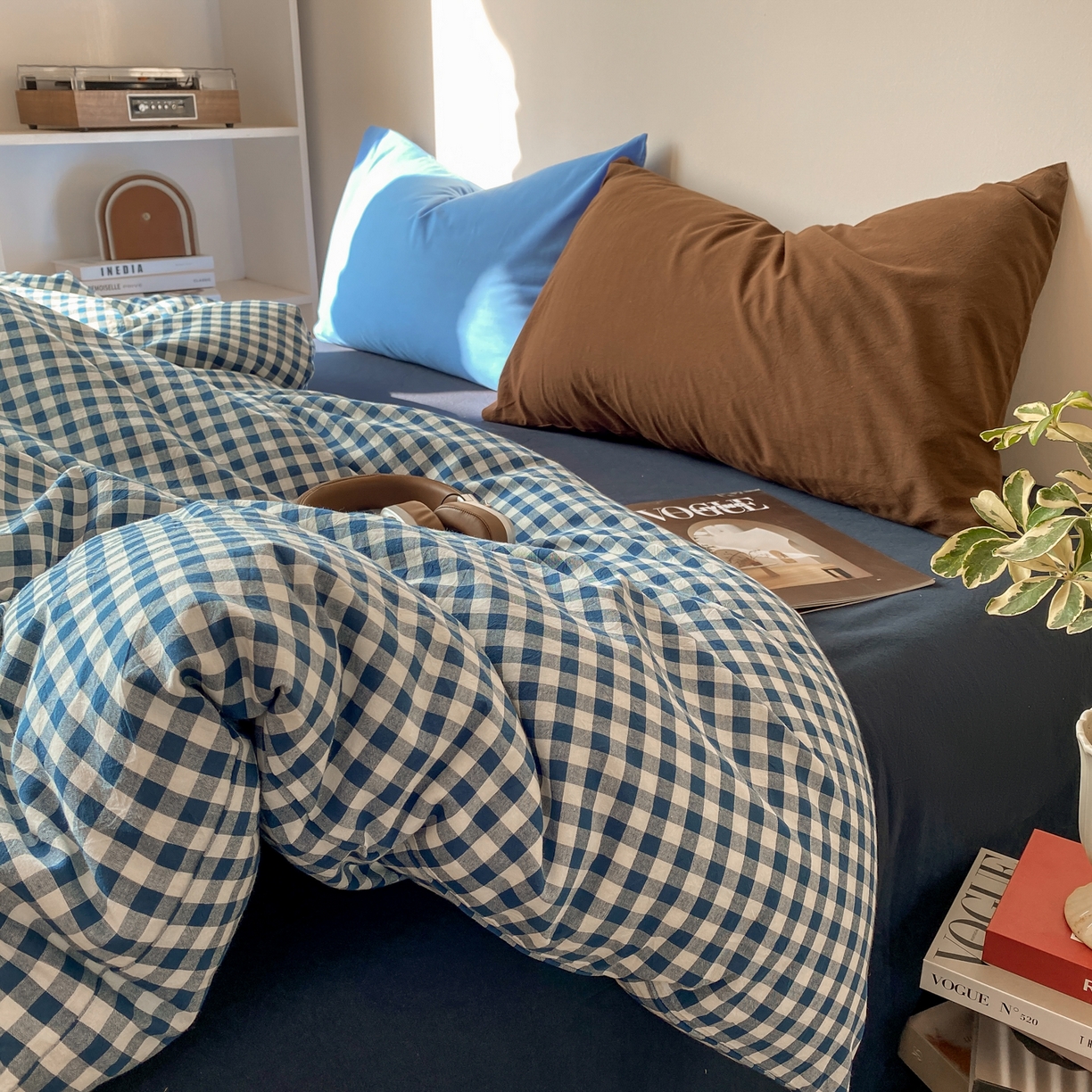 91家纺网 家纺一手货源 找家纺 （总）对白 2026新款全棉纯棉色织水洗棉单枕套枕套单件-冰川孤岛系列