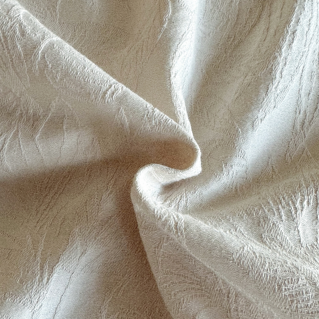 91家纺网 家纺一手货源 找家纺 卡巴伦家纺 2026新款全棉厚织提花系列简约款四件套 西西里-奶茶