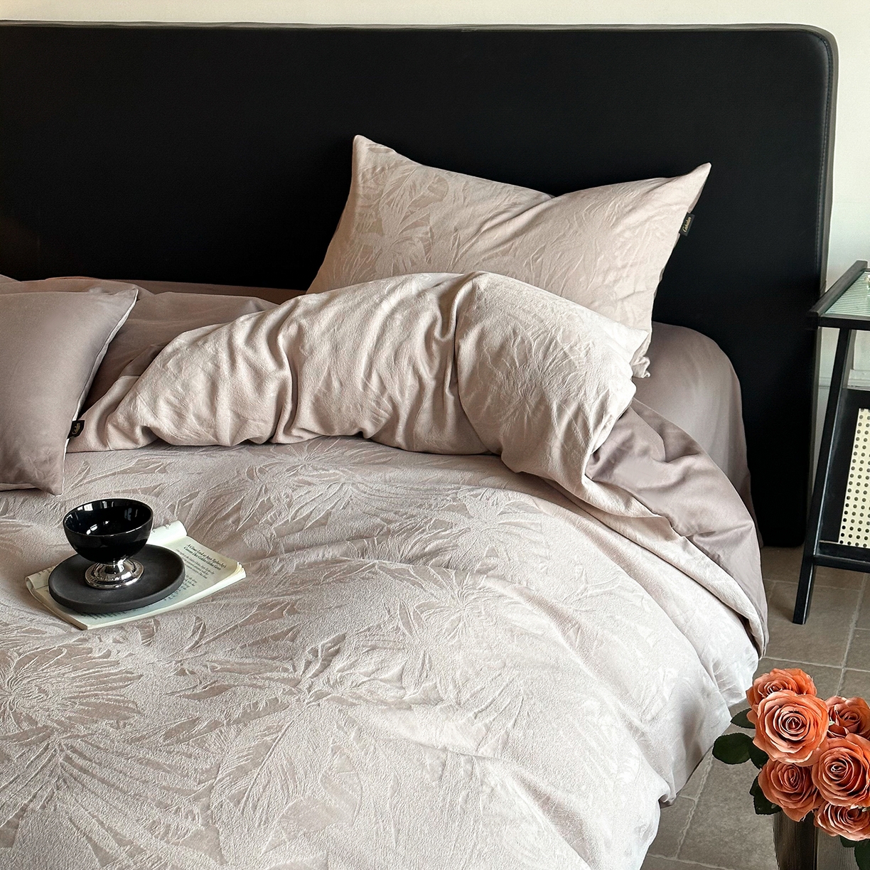 91家纺网 家纺一手货源 找家纺 （总）卡巴伦家纺 2026新款全棉厚织提花系列简约款四件套