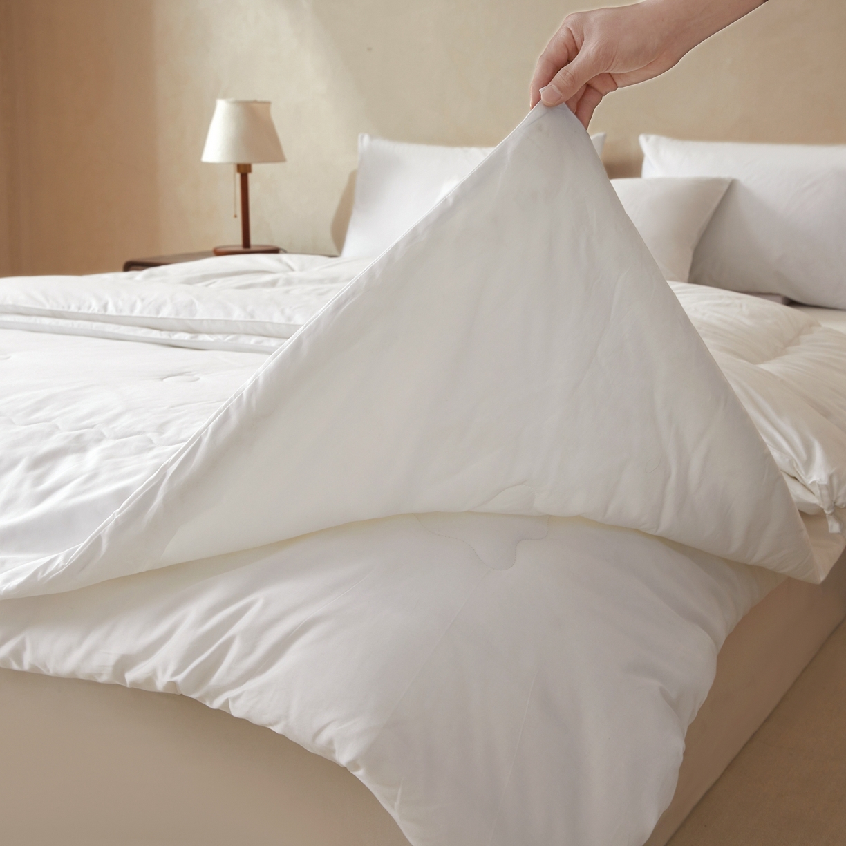 91家纺网 家纺一手货源 找家纺 （总）旺旺工厂店 2026新款高支高密水洗棉子母被被冬被春秋棉被子学生被芯夏被空调被