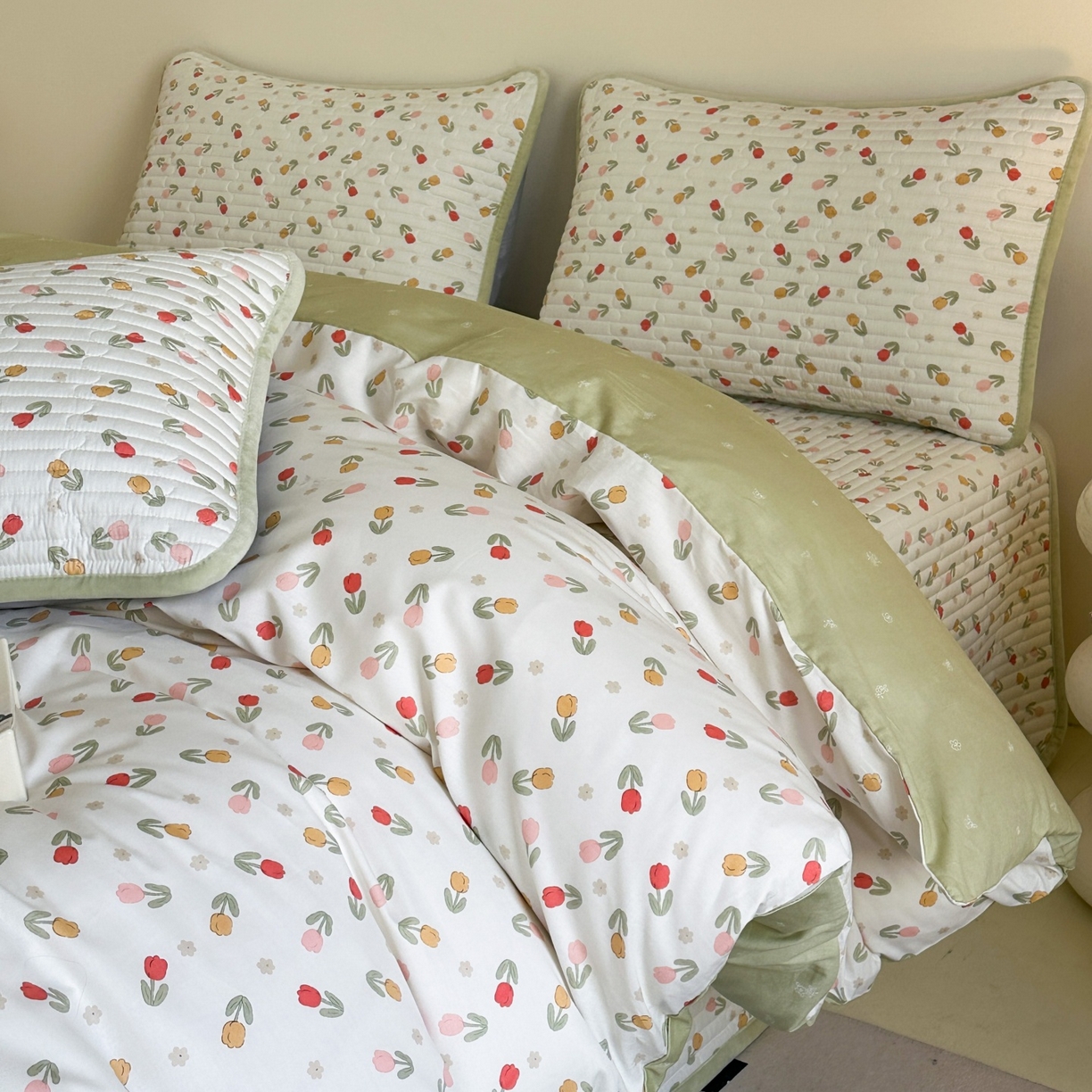 91家纺网 家纺一手货源 找家纺 （总）凌云家纺 2026新款A类13372全棉床盖四件套