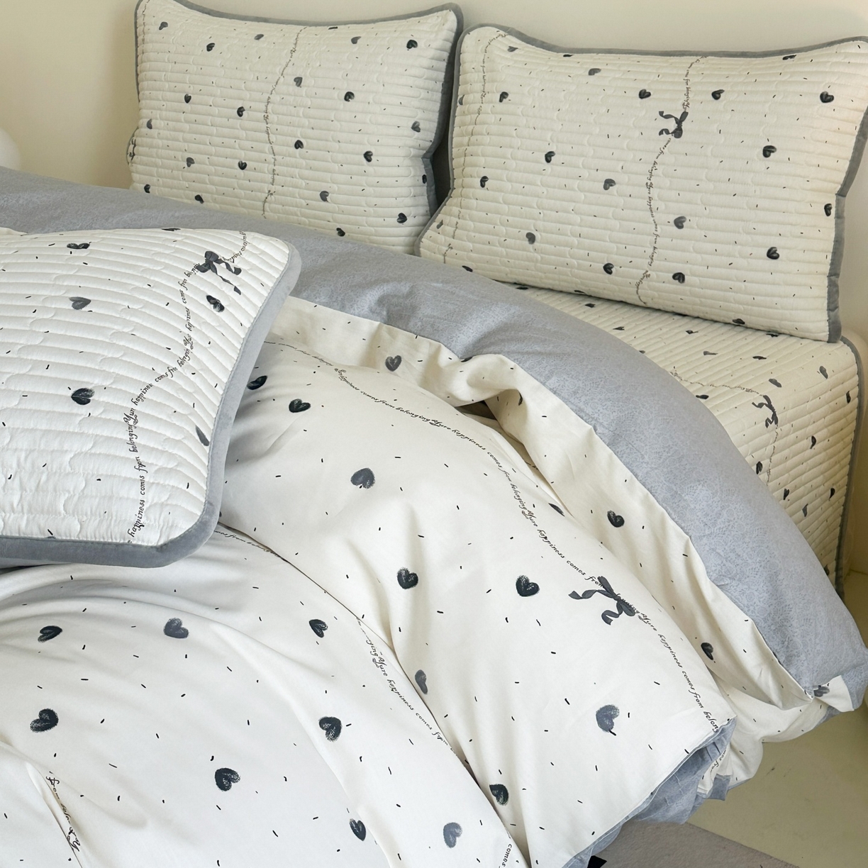 91家纺网 家纺一手货源 找家纺 凌云家纺 2026新款A类13372全棉床盖四件套 花蜜