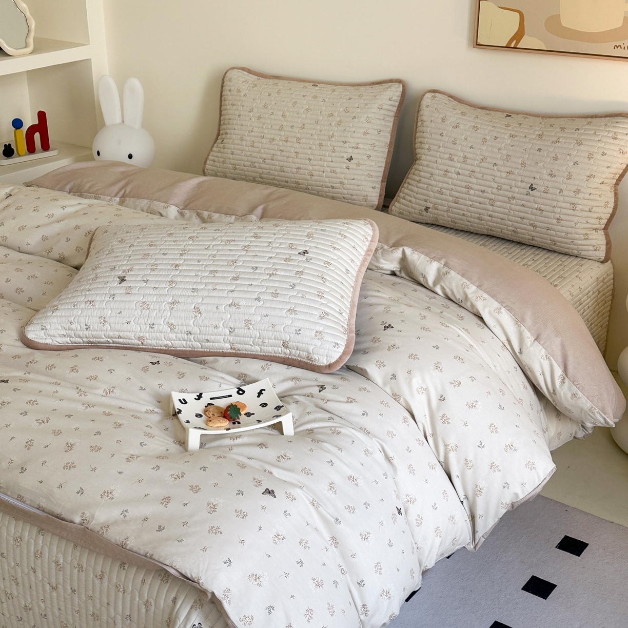 91家纺网 家纺一手货源 找家纺 凌云家纺 2026新款A类13372全棉床盖四件套 奢香夫人