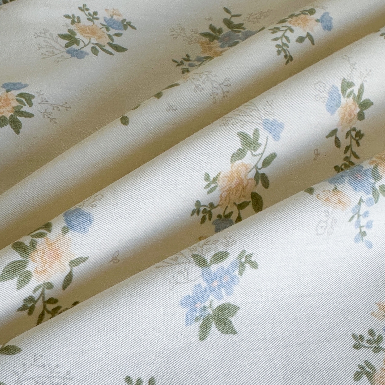 91家纺网 家纺一手货源 找家纺 凌云家纺 2026新款A类13372全棉床盖四件套 沐雅清风