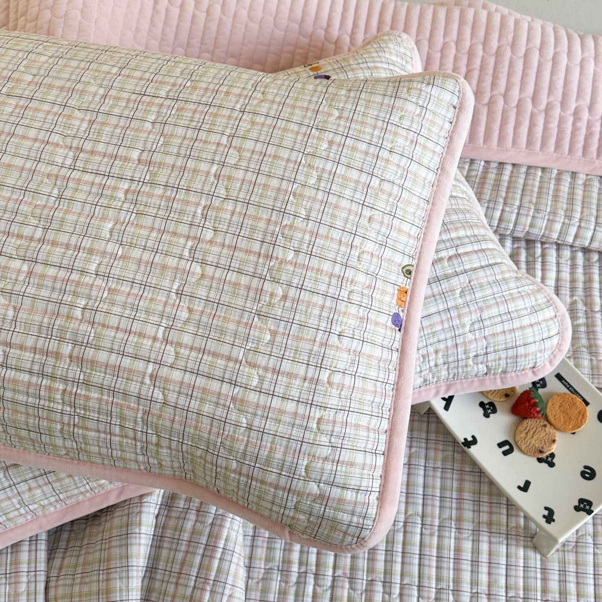 91家纺网 家纺一手货源 找家纺 凌云家纺 2026新款A类13372全棉床盖四件套 静若幽兰