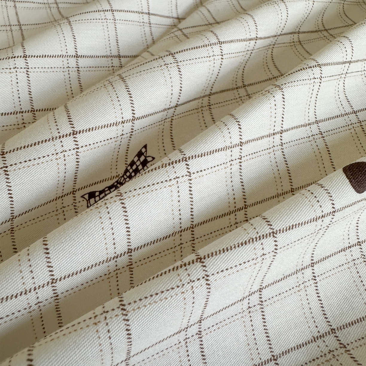 91家纺网 家纺一手货源 找家纺 凌云家纺 2026新款A类13372全棉床盖四件套 南瓜可可